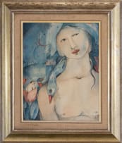 Hannetjie de Clercq; Girl with a Goose
