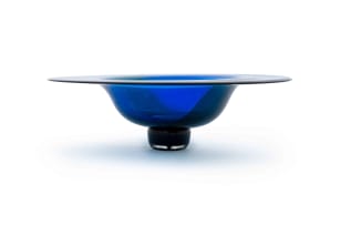 David Reade; Bowl with a wide rim raised on a low foot