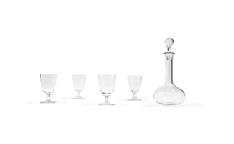 A collection of 'Woodstock' glass, late 19th/early 20th century