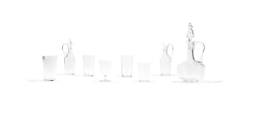 A collection of 'Woodstock' glass, late 19th/early 20th century