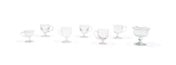 A collection of 'Woodstock' glass, late 19th/early 20th century