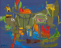 Walter Battiss; Abstract Palimpsest