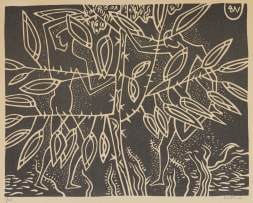 Walter Battiss; Boys Collecting Wild Fruits