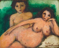 Pieter van der Westhuizen; Two Reclining Nudes