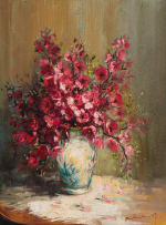 Mari Vermeulen-Breedt; Cherry Blossoms in a Vase