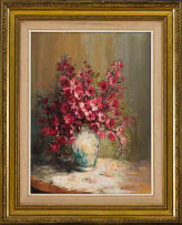 Mari Vermeulen-Breedt; Cherry Blossoms in a Vase