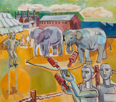 Alexander Podlashuc; Die Sirkus van die Oranje, Blanje, Blou (The Circus of the Orange, White, Blue)
