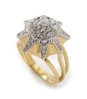 Diamond star ring