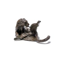 Dylan Lewis; Grooming Leopard Maquette II (S118)