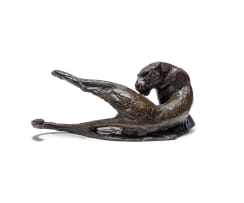Dylan Lewis; Grooming Leopard Maquette II (S118)