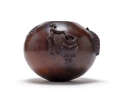 Thembi Nala; Ukhamba with relief and incised decoration of domestic scenes