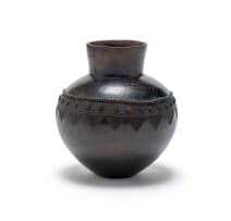 Bongekile (Bongi) Nala; Uphiso with relief and incised geometric decoration