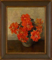 Frans Oerder; Still Life with Flowers