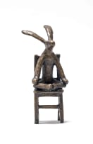Guy du Toit; Meditating Hare on a Chair