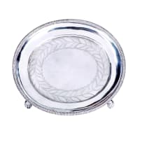 A Cape silver teapot stand, Jan Lotter, c.1813-1817