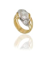 Diamond twist ring
