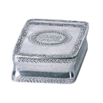 A Cape silver snuff box, Willem Lotter, c.1770-1810