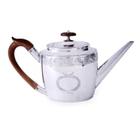 A Cape silver teapot, Johan Hendrik Vos, c.1760-1810