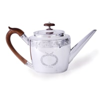 A Cape silver teapot, Johan Hendrik Vos, c.1760-1810