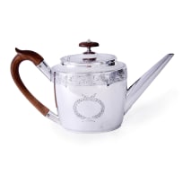 A Cape silver teapot, Johan Hendrik Vos, c.1760-1810