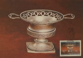 A Cape silver sugar basket, unknown maker HNS, 18th century