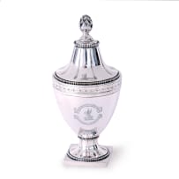 A Cape silver covered trophy, Johan Hendrik Vos, c.1760-1810