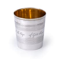 A Cape silver beaker, Jan Lotter, c.1813-1817