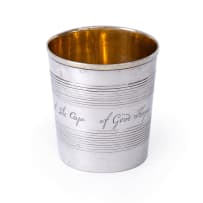 A Cape silver beaker, Jan Lotter, c.1813-1817