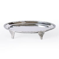 A Cape silver teapot stand, Johannes Casparus Lotter, c.1760