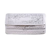 A Cape silver snuff box, Lawrence Holme Twentyman, c.1818-1837