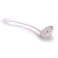 A Cape silver fiddle pattern soup ladle, Willem Godfried Lotter, c.1770-1810