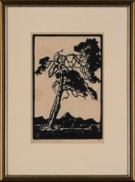 Jacob Hendrik Pierneef; Rooibosboom (Red Bush Willow) (Nilant 102)