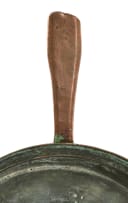 Four French copper saucepans, 19th century