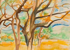 Anna Vorster; Begin van Herfs (Beginning of Autumn), Preparatory Sketch