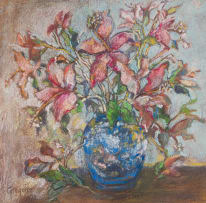 Gregoire Boonzaier; Blomme in 'n Vaas (Flowers in a Vase)
