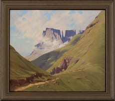 Willem Hermanus Coetzer; Eastern Buttress of the Ampithere and Devils Tooth, Drakensberg
