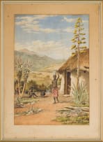 John Roland Brown; Water Carrier by a Hut