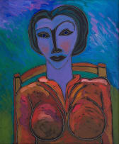 Jan Vermeiren; Portrait of a Woman