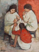 Christa Botha; Three Women Sitting