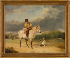 Thomas Woodward; Rider and His Dog