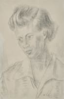 Maggie Laubser; Portrait of a Woman