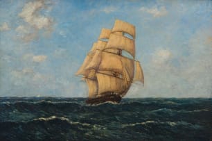 Montague Dawson; A Clipper under Full Sail