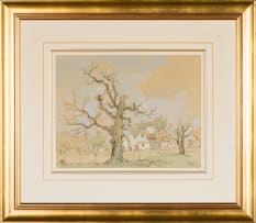 Gregoire Boonzaier; Old Oak in the Yard