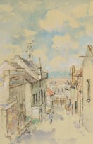Gregoire Boonzaier; Street with Church, District Six