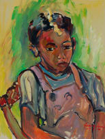 Audrey Fourie; Portrait of a Girl