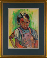 Audrey Fourie; Portrait of a Girl