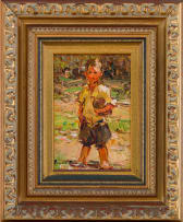 Adriaan Boshoff; Boy with a Rugby Ball