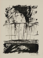 Irma Stern; Figure on a Balcony, from the Visionen (Visions) Portfolio