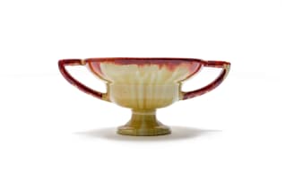 Linn Ware/Ceramic Studio; Double-handled tiered bowl