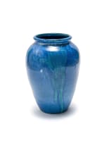 Linn Ware/Ceramic Studio; Blue vase